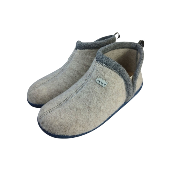 Barefoot papuče LALLA – sivé