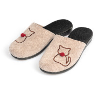 Dámske filcové papuče Kitty