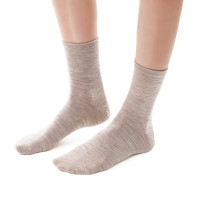Dámske funkčné Merino ponožky 72 béžove