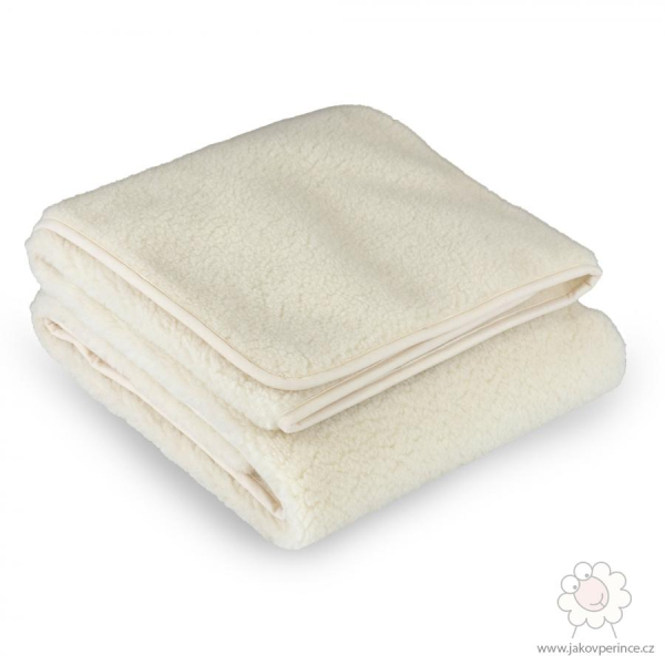 Deka z ovčej vlny Merino Zelandia jednostranná