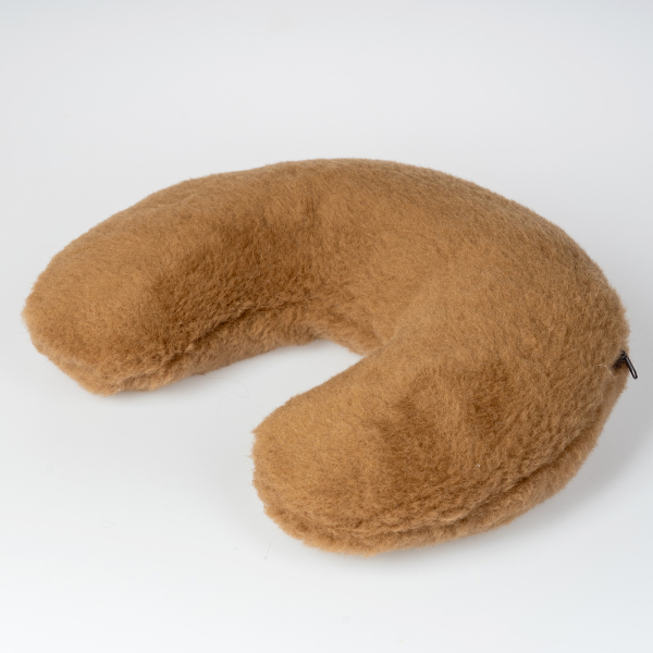 Pohánkový vankúš valec merino Camel