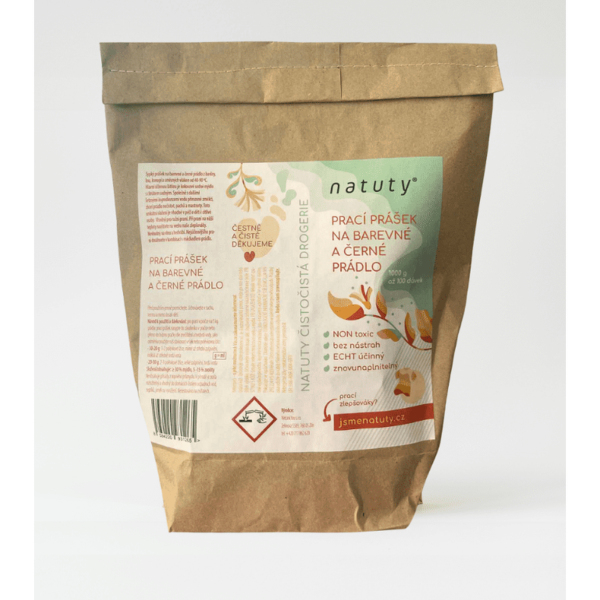 Prací prášok na farebnú a čiernu bielizeň